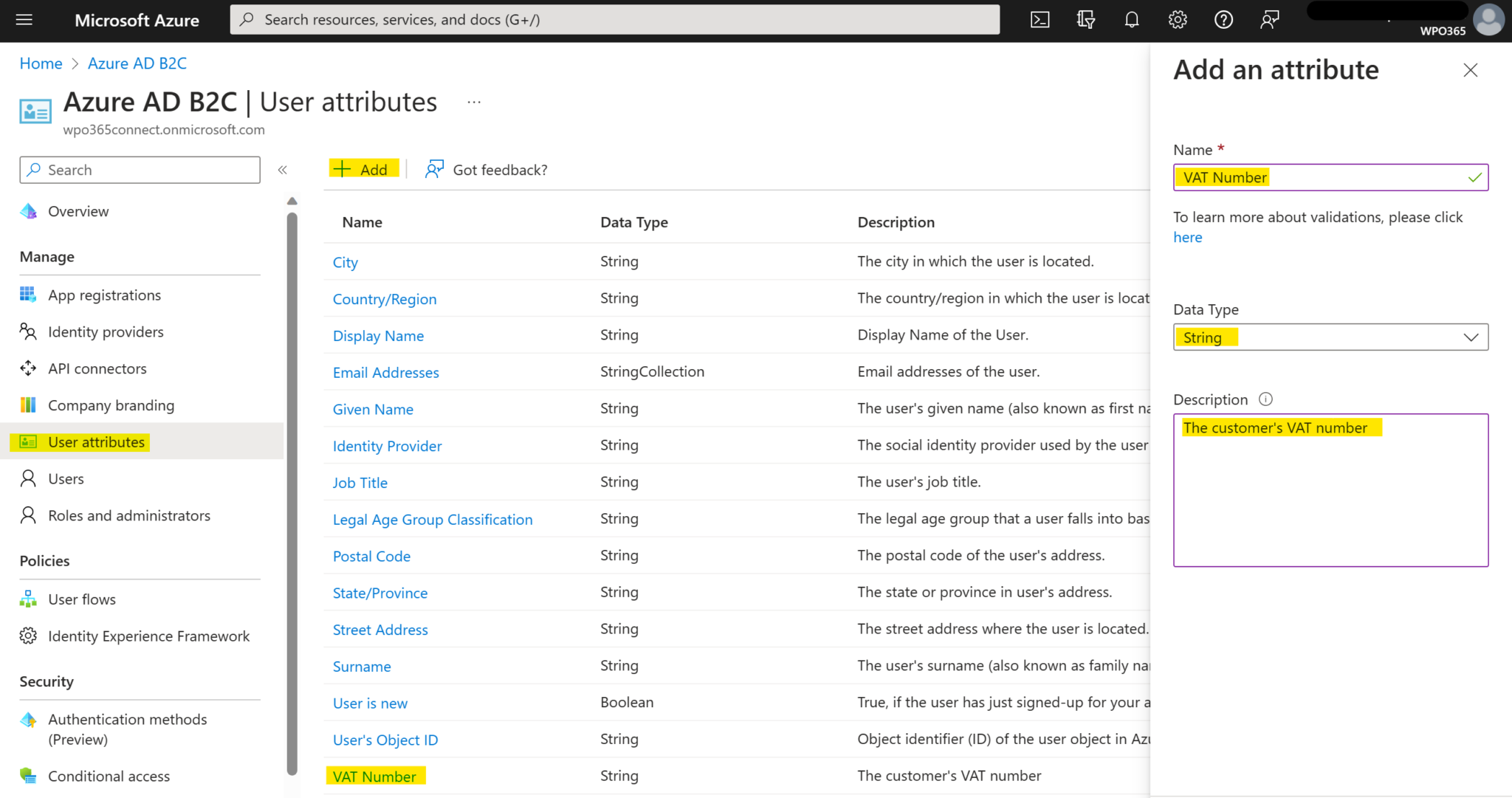 Synchronize (custom) user attributes in Azure AD B2C to WordPress ...