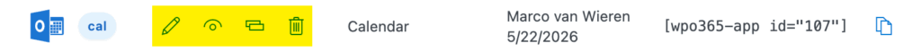 Embed an Outlook / Exchange Calendar in WordPress - Preview the embedded calendar.