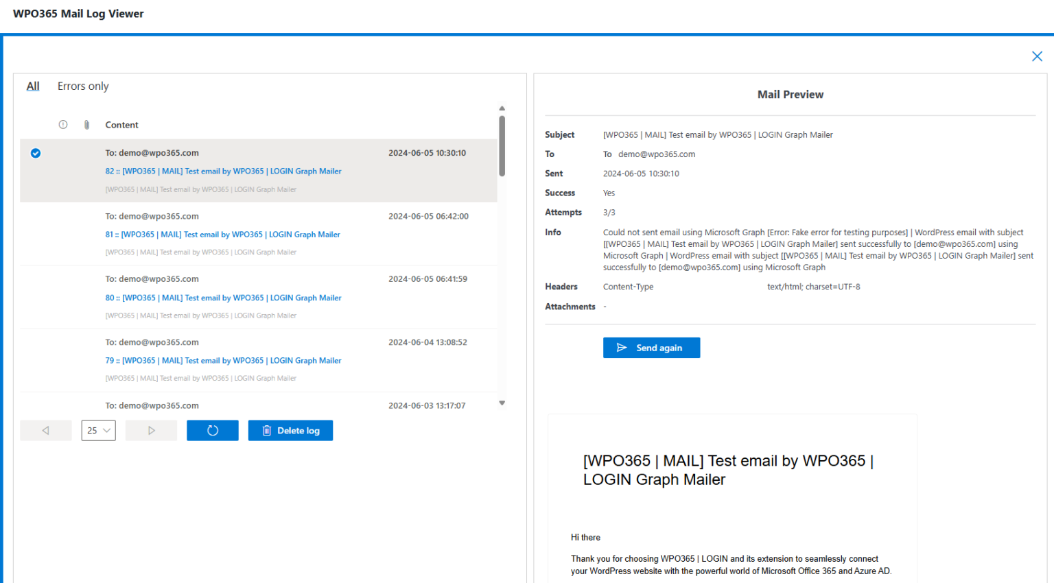 Send WordPress emails using Microsoft Graph instead of SMTP - Swiss ...