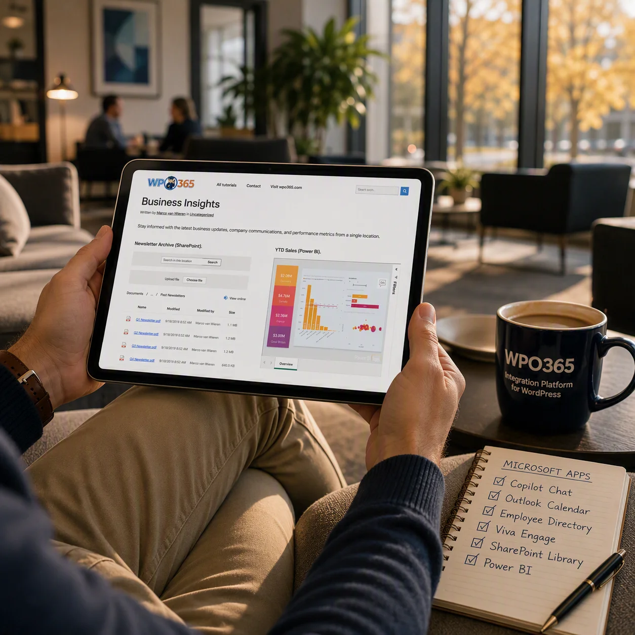 WPO365 - Embed Power BI / M365 apps in WordPress